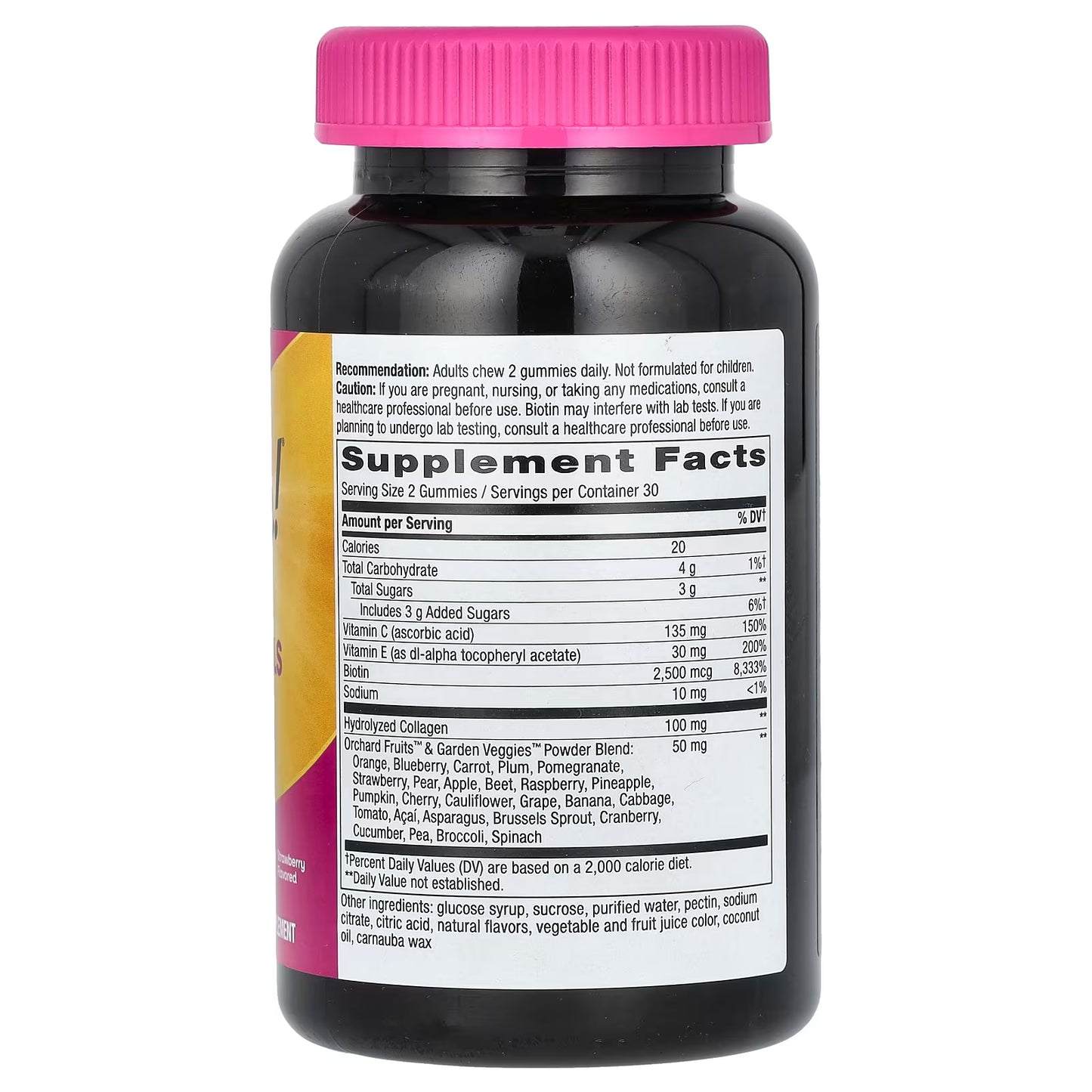 Nature's Way, Alive! Hair, Skin & Nails Gummies, Strawberry, 60 Gummies
