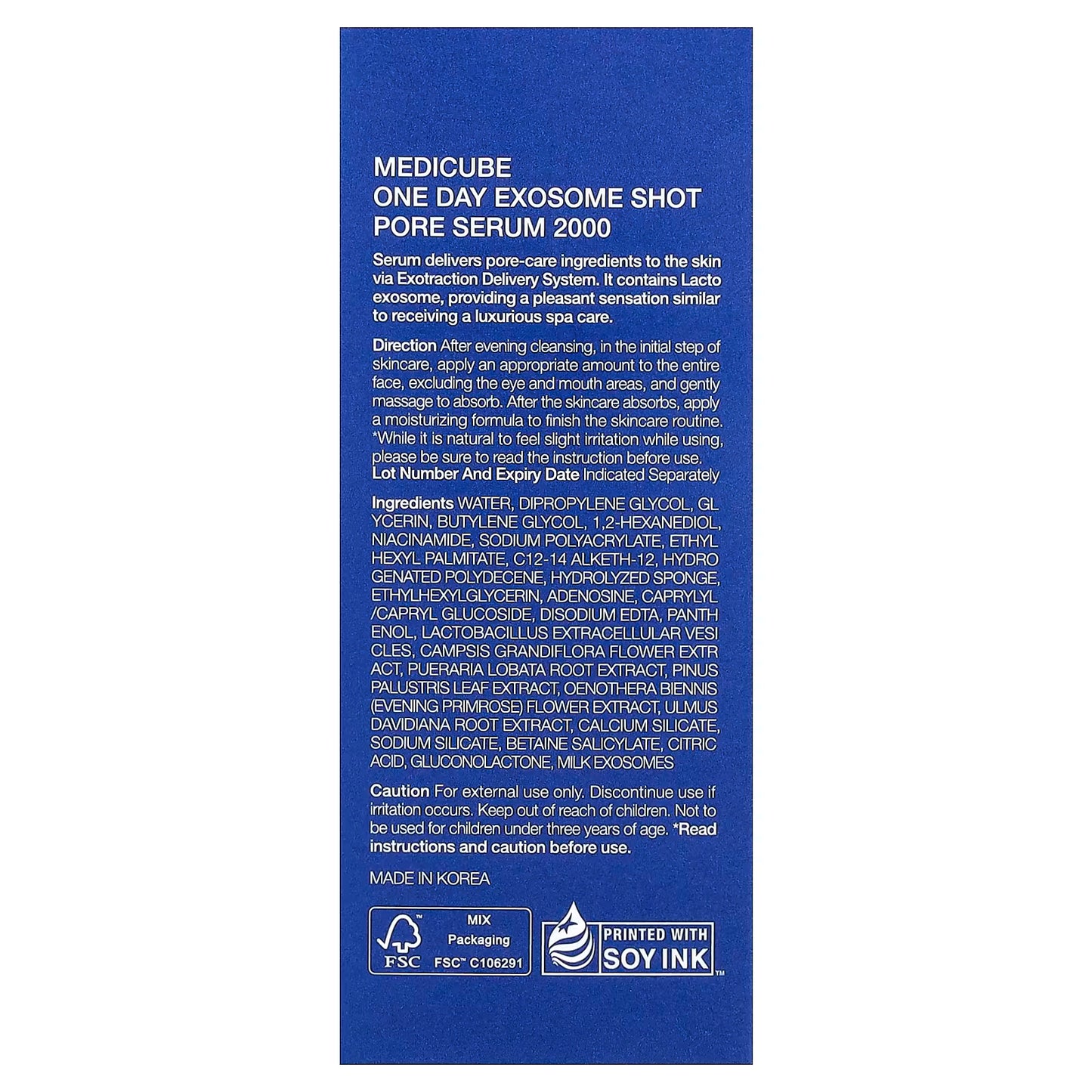 Medicube, One Day Exosome Shot 2000 , 1.01 fl oz (30 ml)